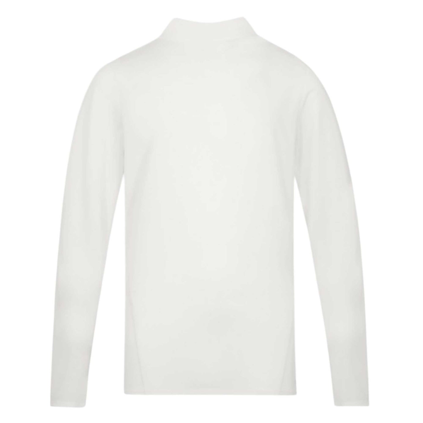 White - Back - Canterbury Mens Regular Long-Sleeved Cricket Polo Shirt