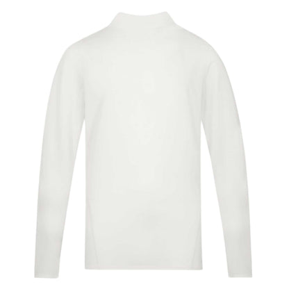 White - Back - Canterbury Mens Regular Long-Sleeved Cricket Polo Shirt