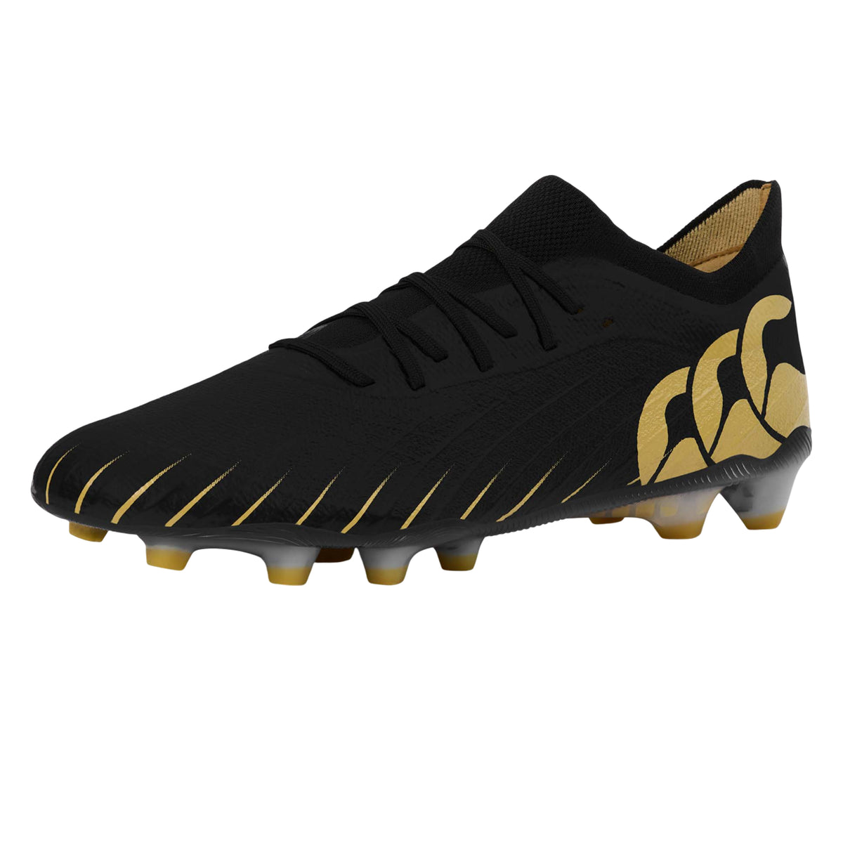 Black - Front - Canterbury Unisex Adult Speed Falcon Elite Soft Ground Rugby Boots