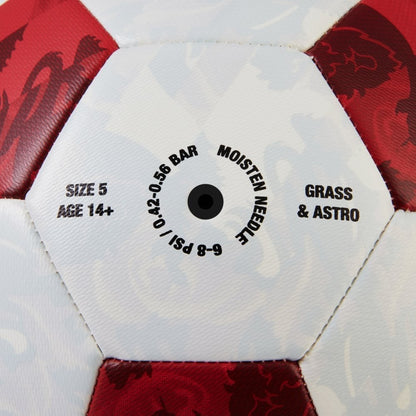 White-Red - Close up - Mitre England Training Football