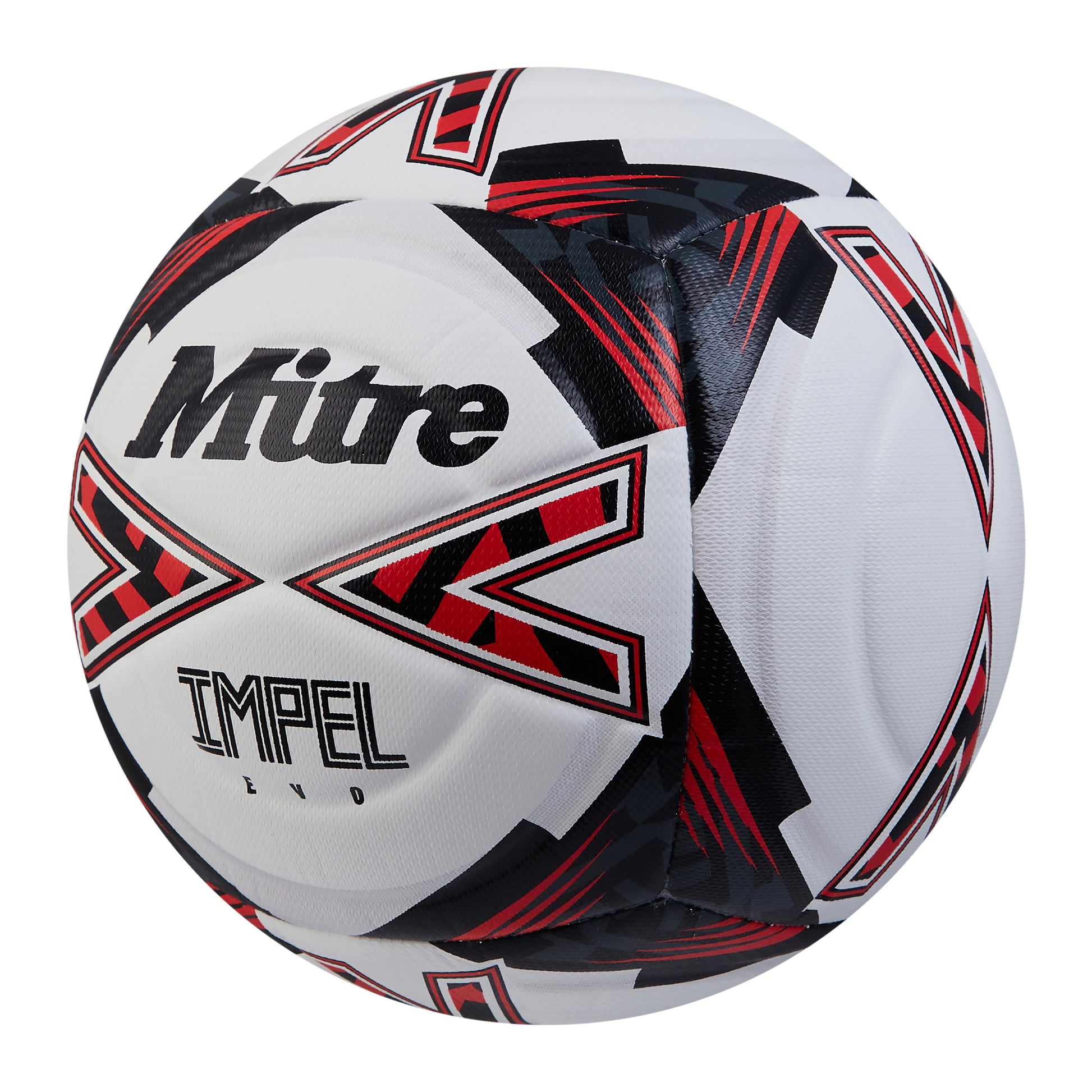 White-Black-Red - Back - Mitre Impel Evo Football