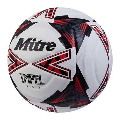 White-Black-Red - Back - Mitre Impel Evo Football