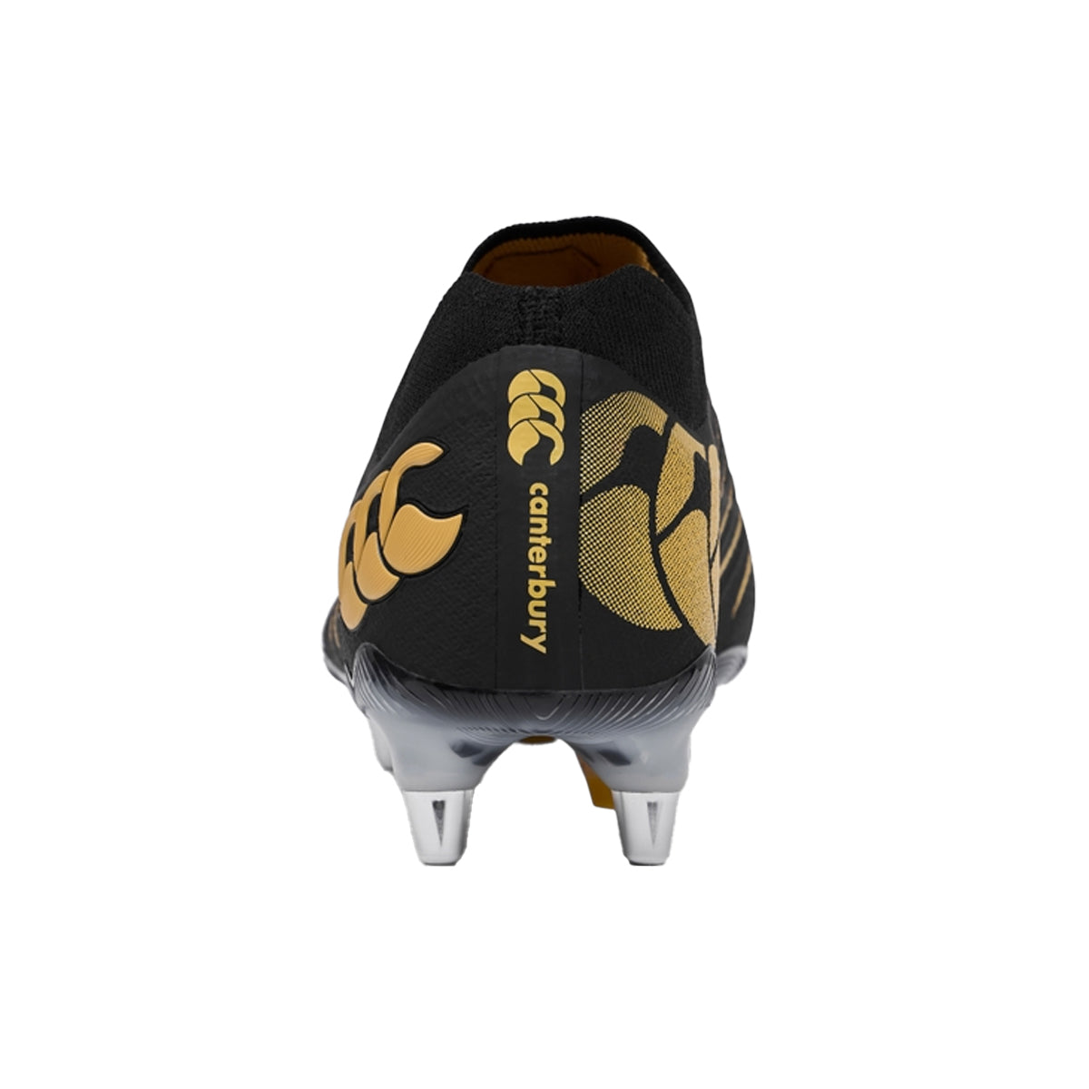 Black - Back - Canterbury Unisex Adult Phoenix 2.0 Elite Soft Ground Rugby Boots