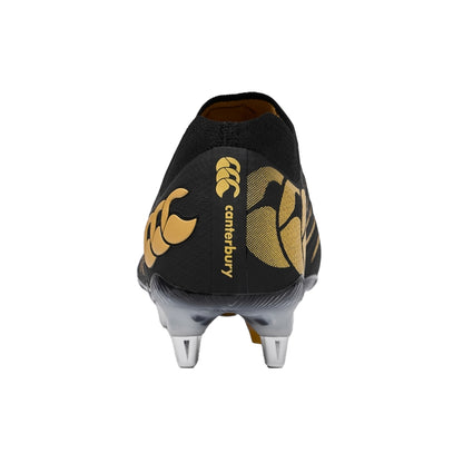 Black - Back - Canterbury Unisex Adult Phoenix 2.0 Elite Soft Ground Rugby Boots