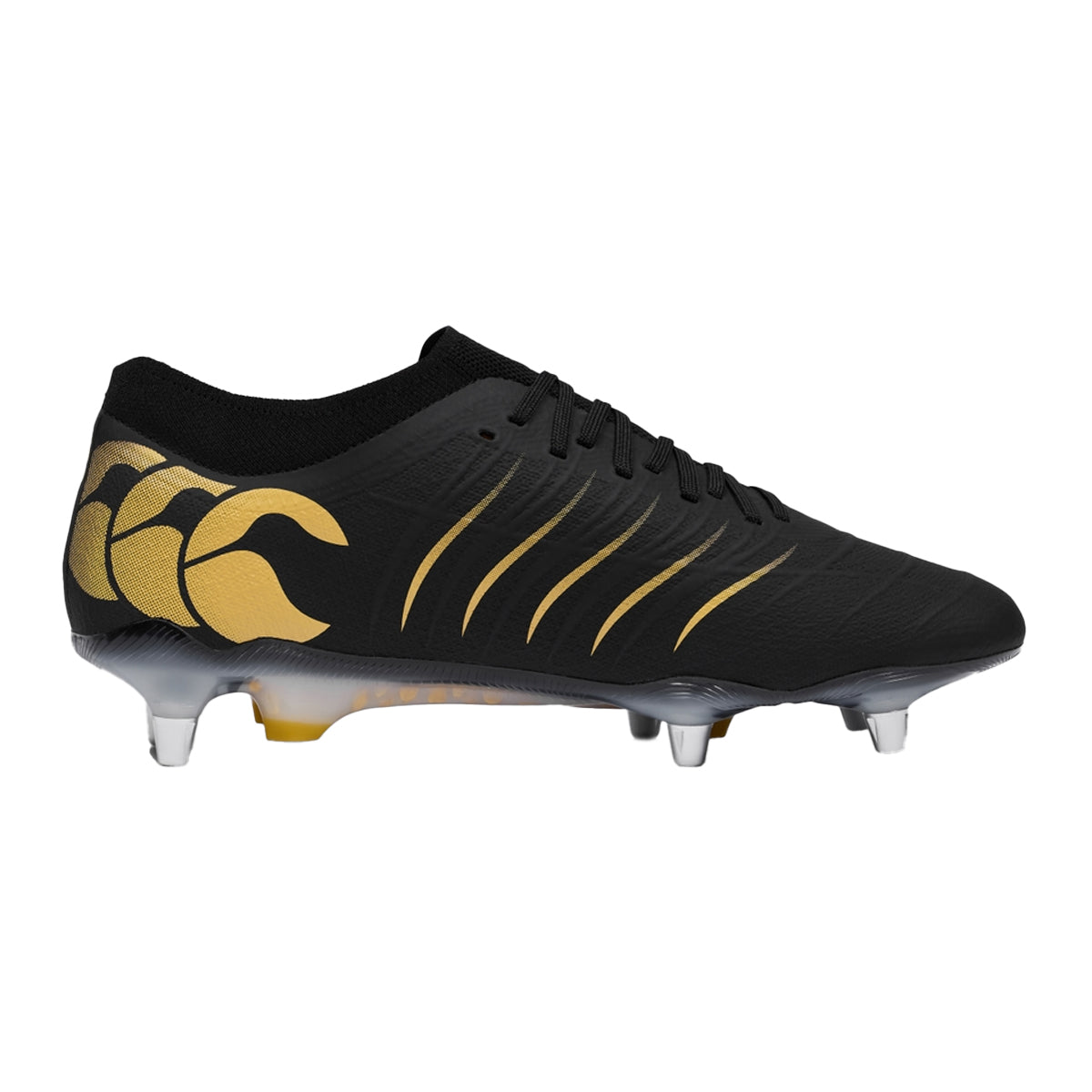 Black - Lifestyle - Canterbury Unisex Adult Phoenix 2.0 Elite Soft Ground Rugby Boots