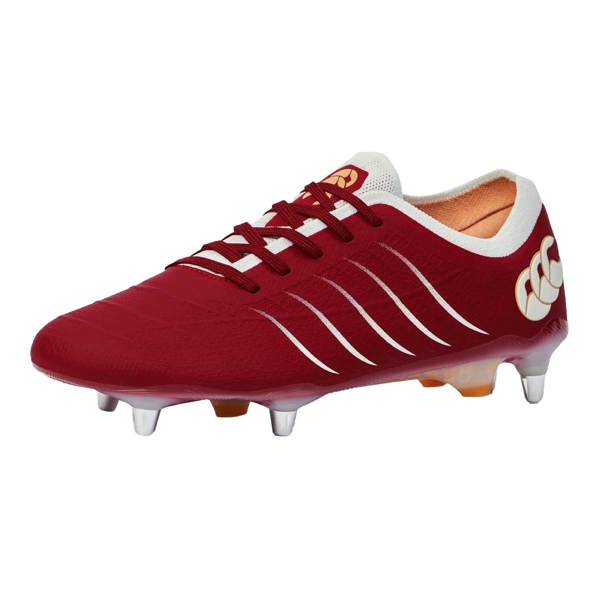 Red Dahlia - Front - Canterbury Unisex Adult Phoenix 2.0 Elite Soft Ground Rugby Boots