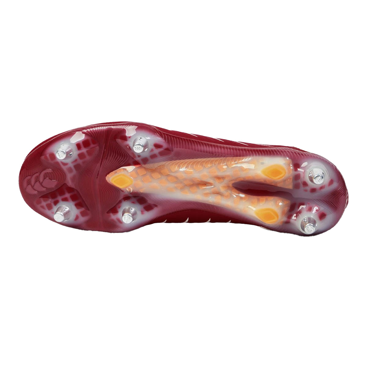 Red Dahlia - Pack Shot - Canterbury Unisex Adult Phoenix 2.0 Elite Soft Ground Rugby Boots