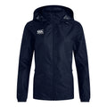 Navy - Front - Canterbury Womens-Ladies Club Vaposhield Full Zip Waterproof Jacket