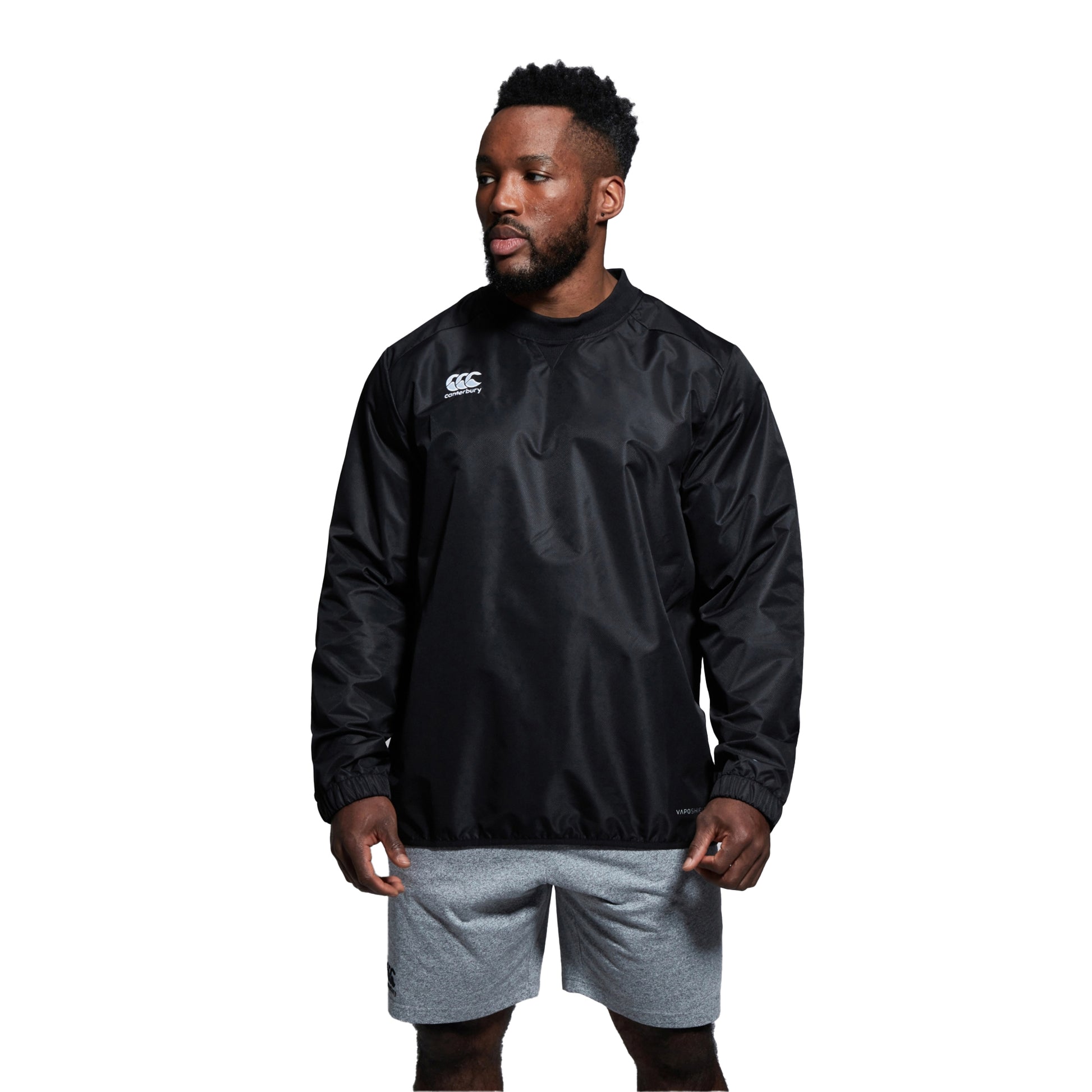 Black - Pack Shot - Canterbury Mens Club Vaposhield Contact Top
