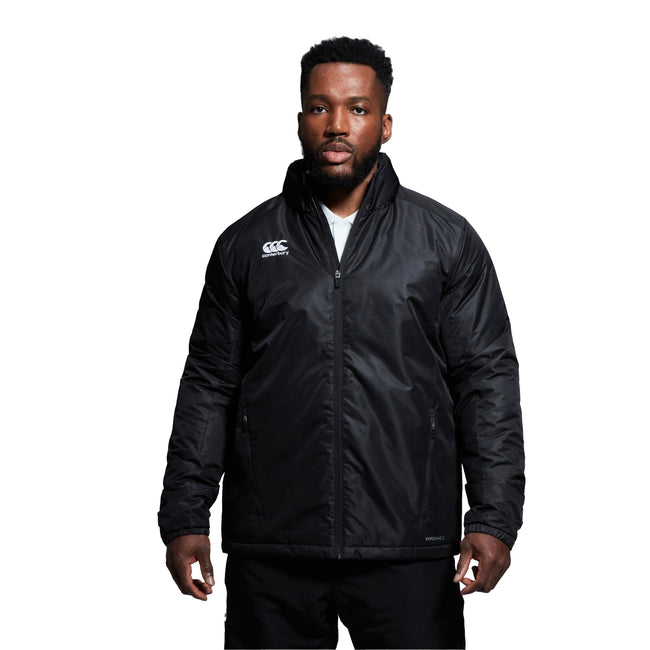 Black - Pack Shot - Canterbury Mens Club Vaposhield Stadium Jacket