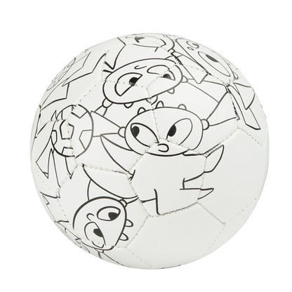 White-Black - Back - Mitre Scriball Fophi Mini Football