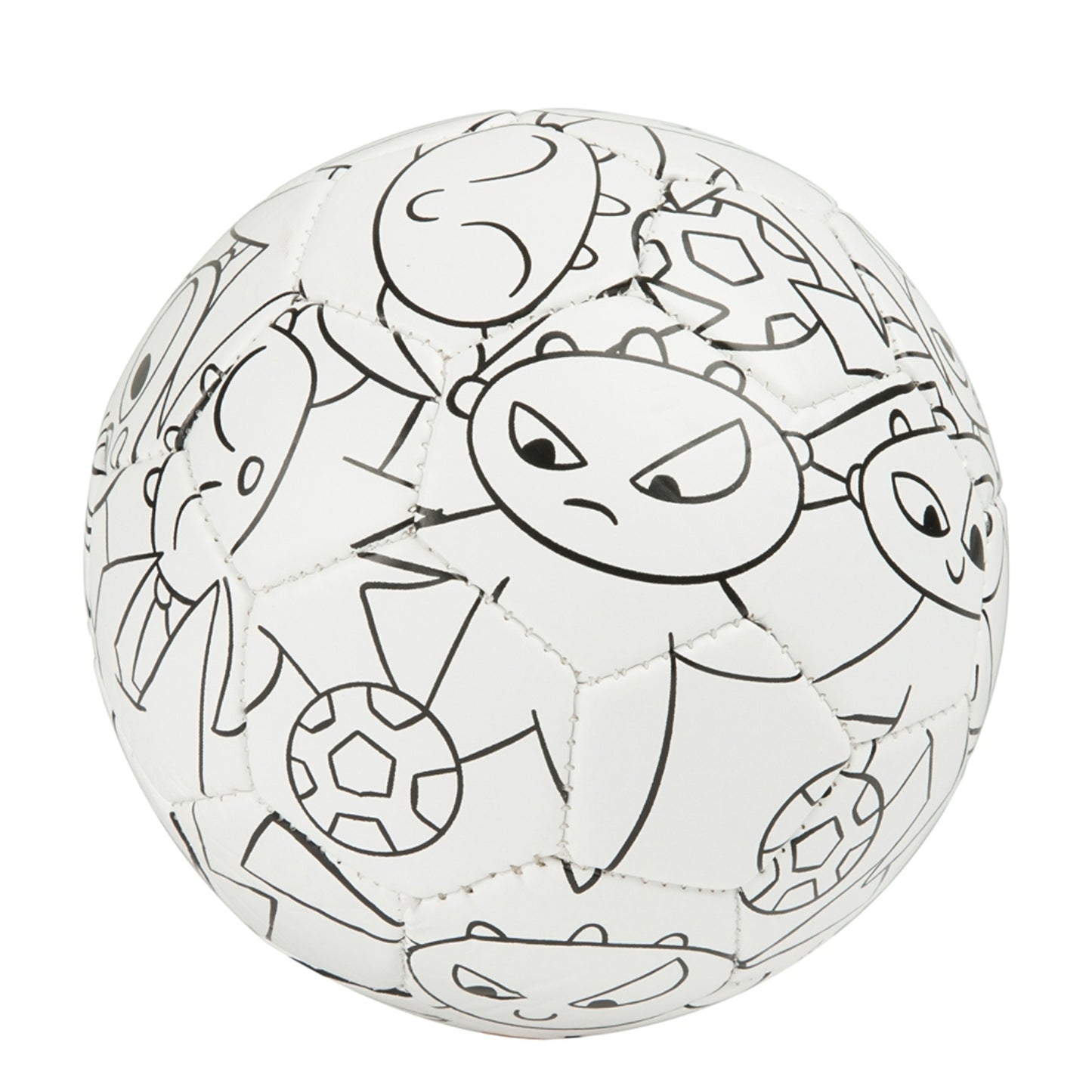 White-Black - Front - Mitre Scriball Fophi Mini Football