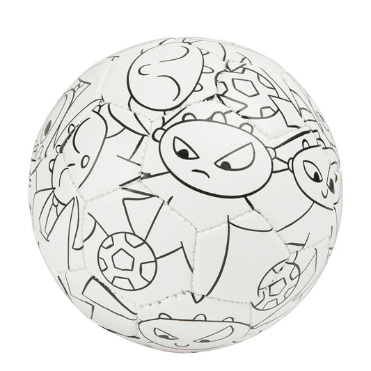 White-Black - Front - Mitre Scriball Fophi Mini Football