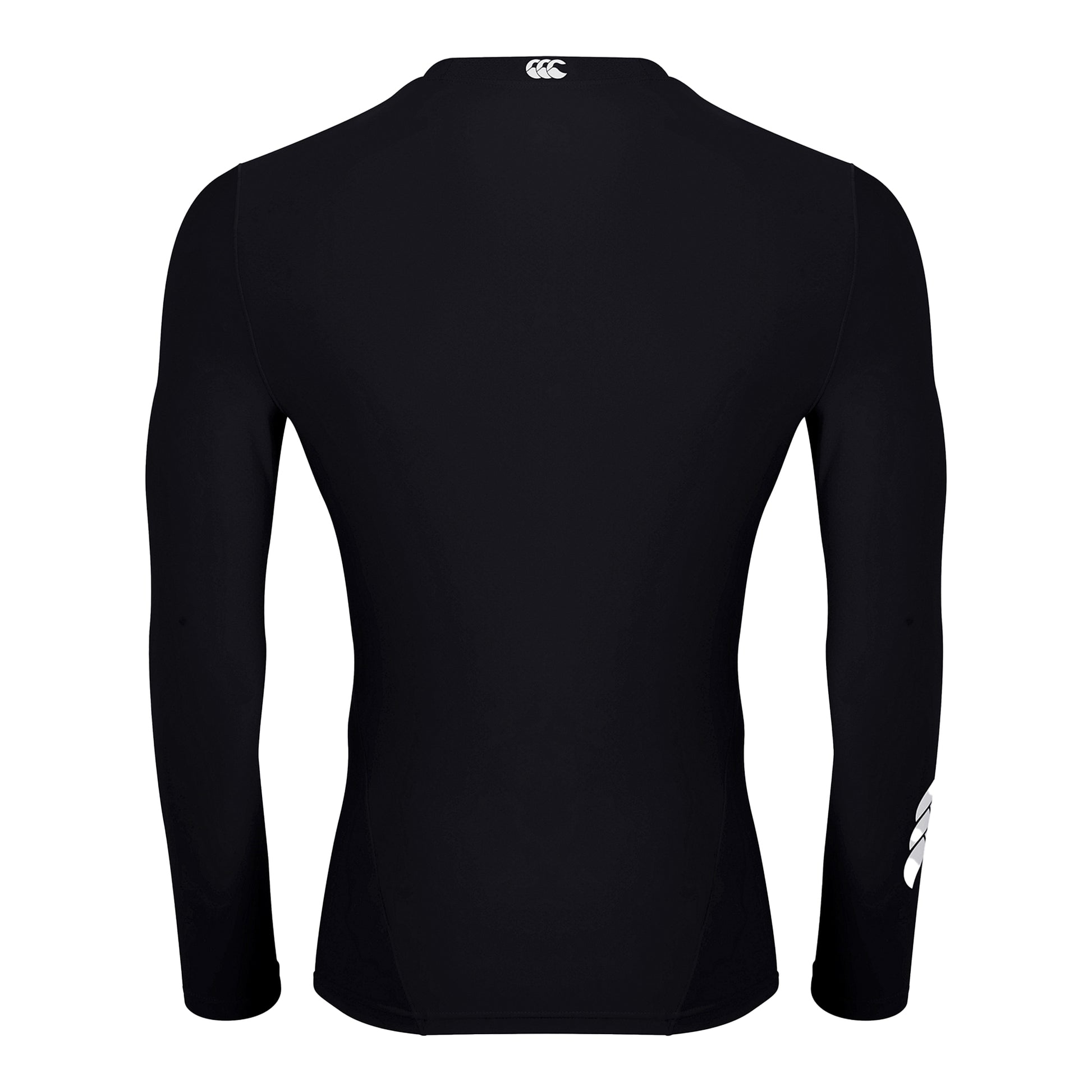 Black - Back - Canterbury Mens Thermoreg Long-Sleeved Base Layer Top