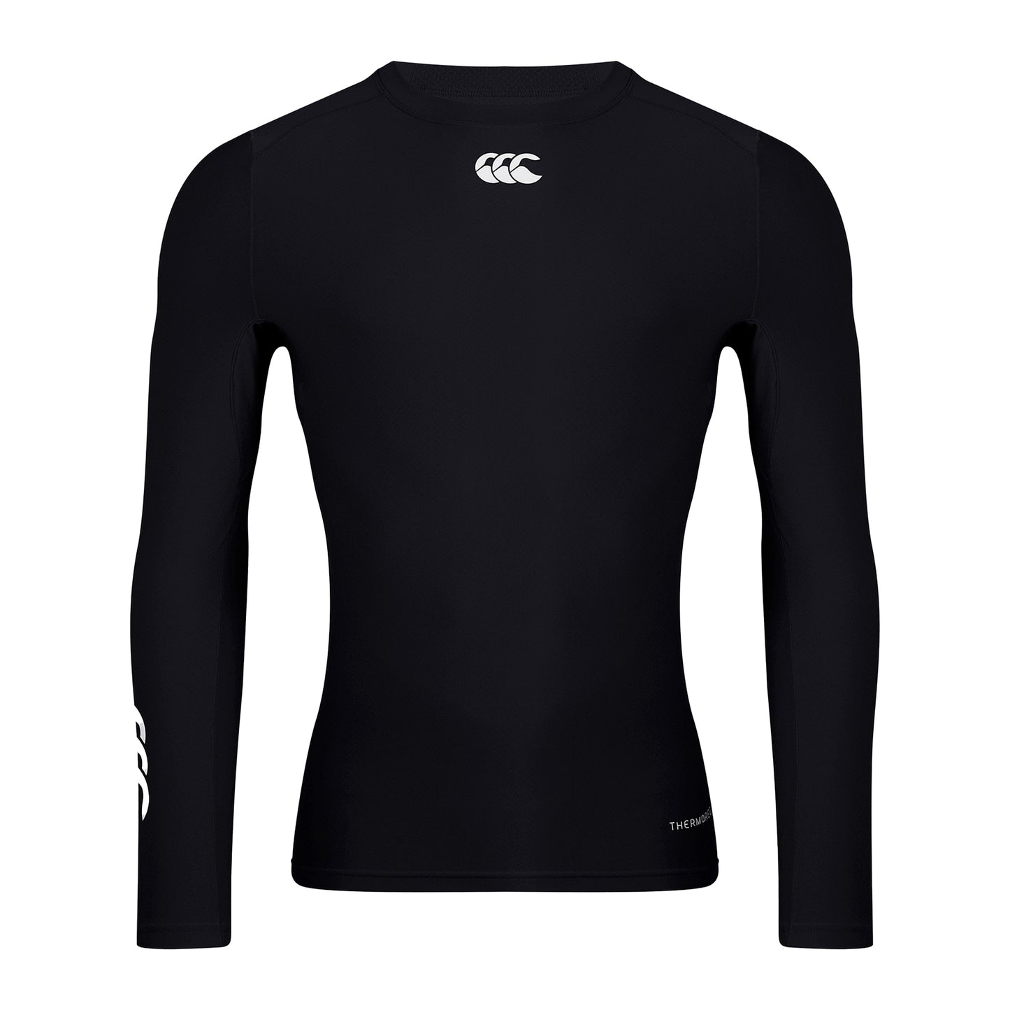 Black - Front - Canterbury Mens Thermoreg Long-Sleeved Base Layer Top