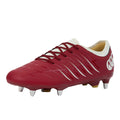 Red Dahlia - Front - Canterbury Unisex Adult Phoenix 2.0 Team Leather Soft Ground Rugby Boots