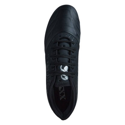 Black-Silver Metallic - Side - Canterbury Unisex Adult Phoenix Genesis Pro Leather Firm Ground Boots