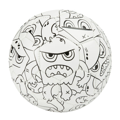 Blue-Yellow-White - Front - Mitre Scriball Zoids Mini Football Set