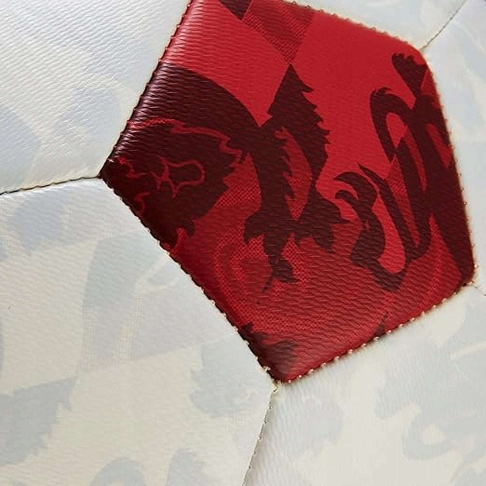 White-Red - Back - Mitre England Mini Football