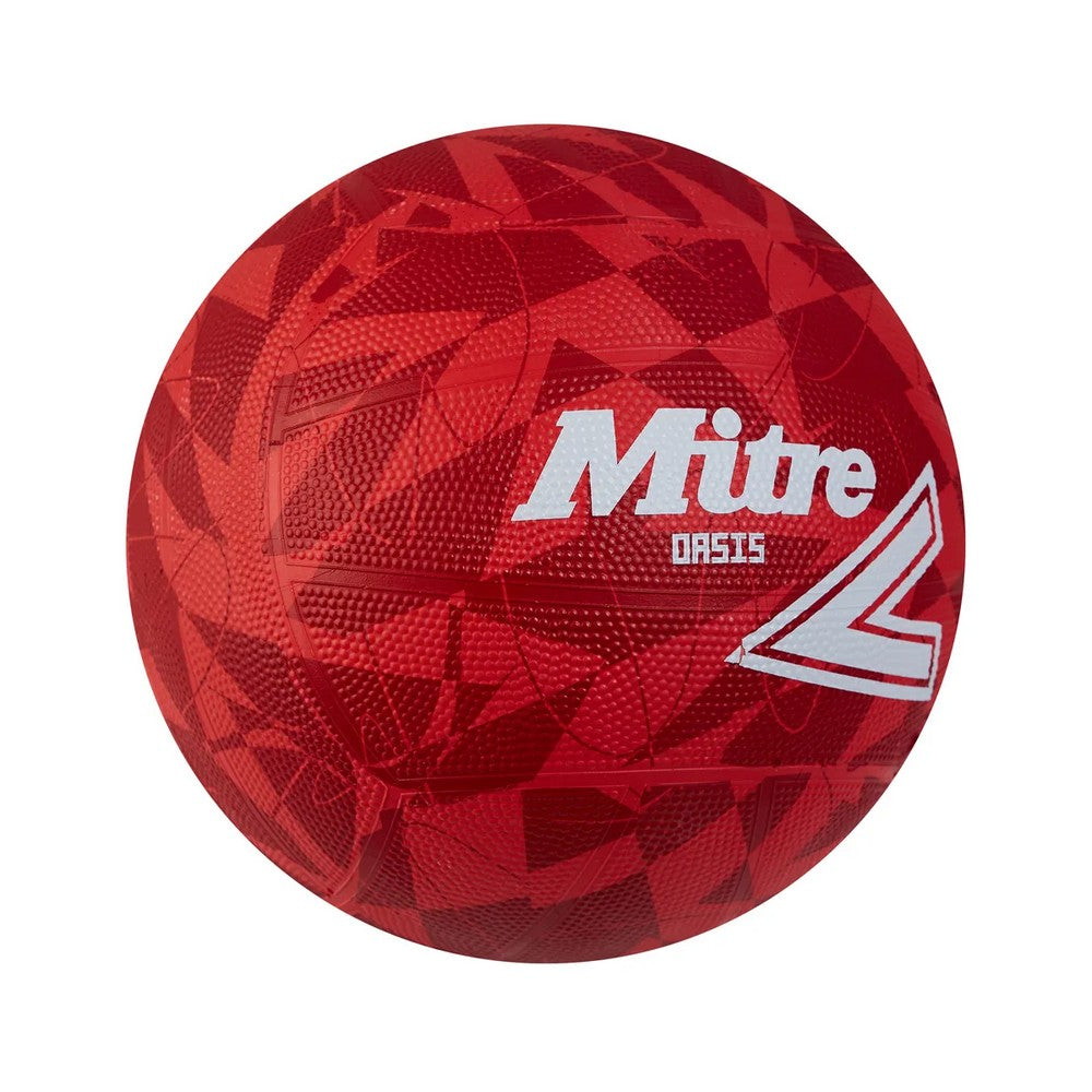 Red-White - Side - Mitre Oasis Netball