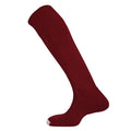 Maroon - Back - Mitre Mens Mercury Plain Socks