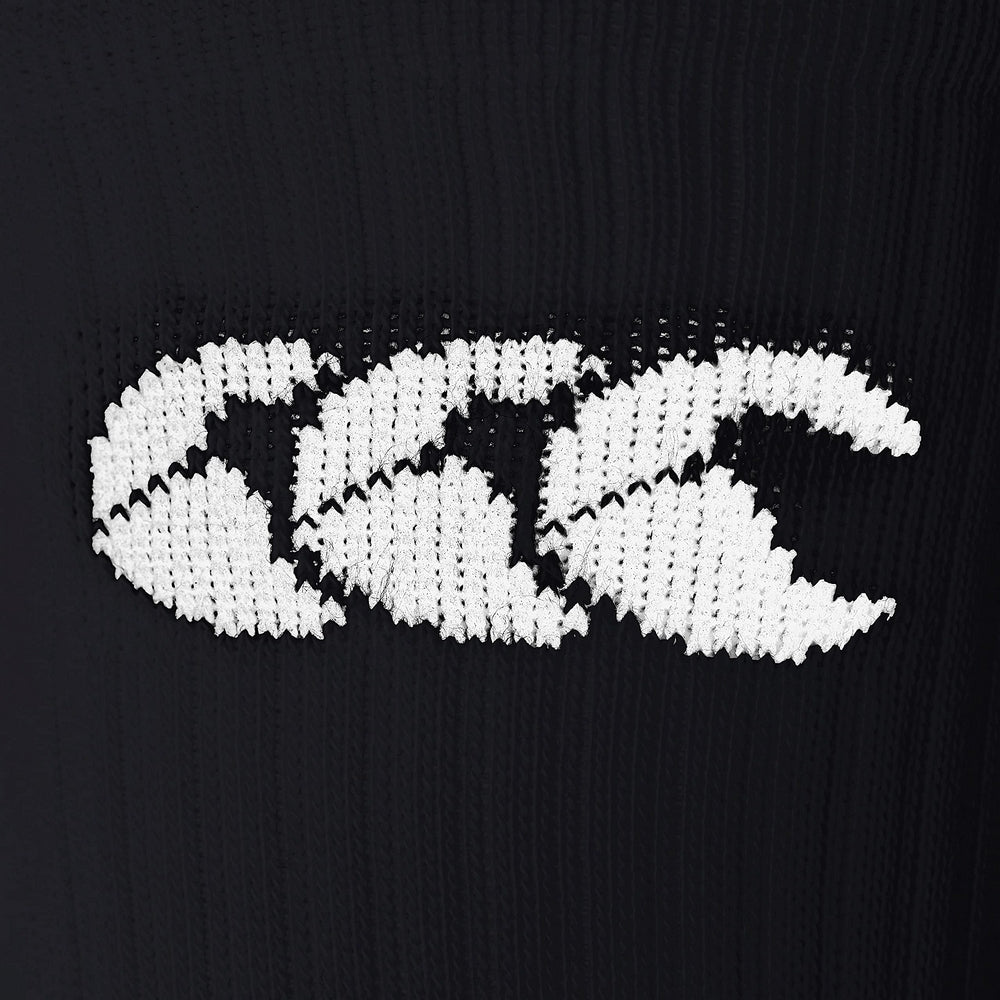 Black - Side - Canterbury Mens Mid Calf Gripped Socks