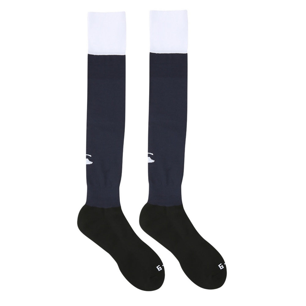 Navy - Front - Canterbury Childrens-Kids Club Cap Socks