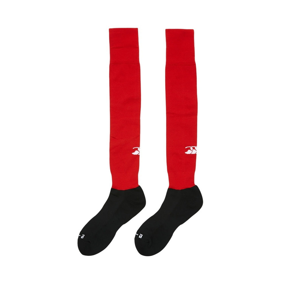 Flag Red - Back - Canterbury Childrens-Kids Club Socks