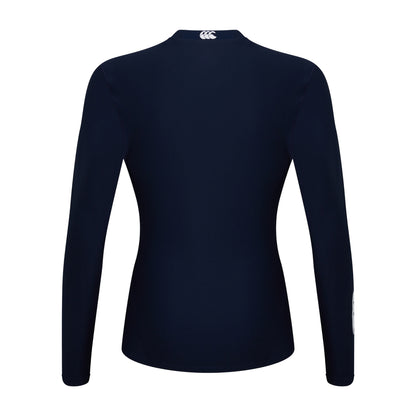 Navy - Back - Canterbury Childrens-Kids Thermoreg Long-Sleeved Base Layer Top