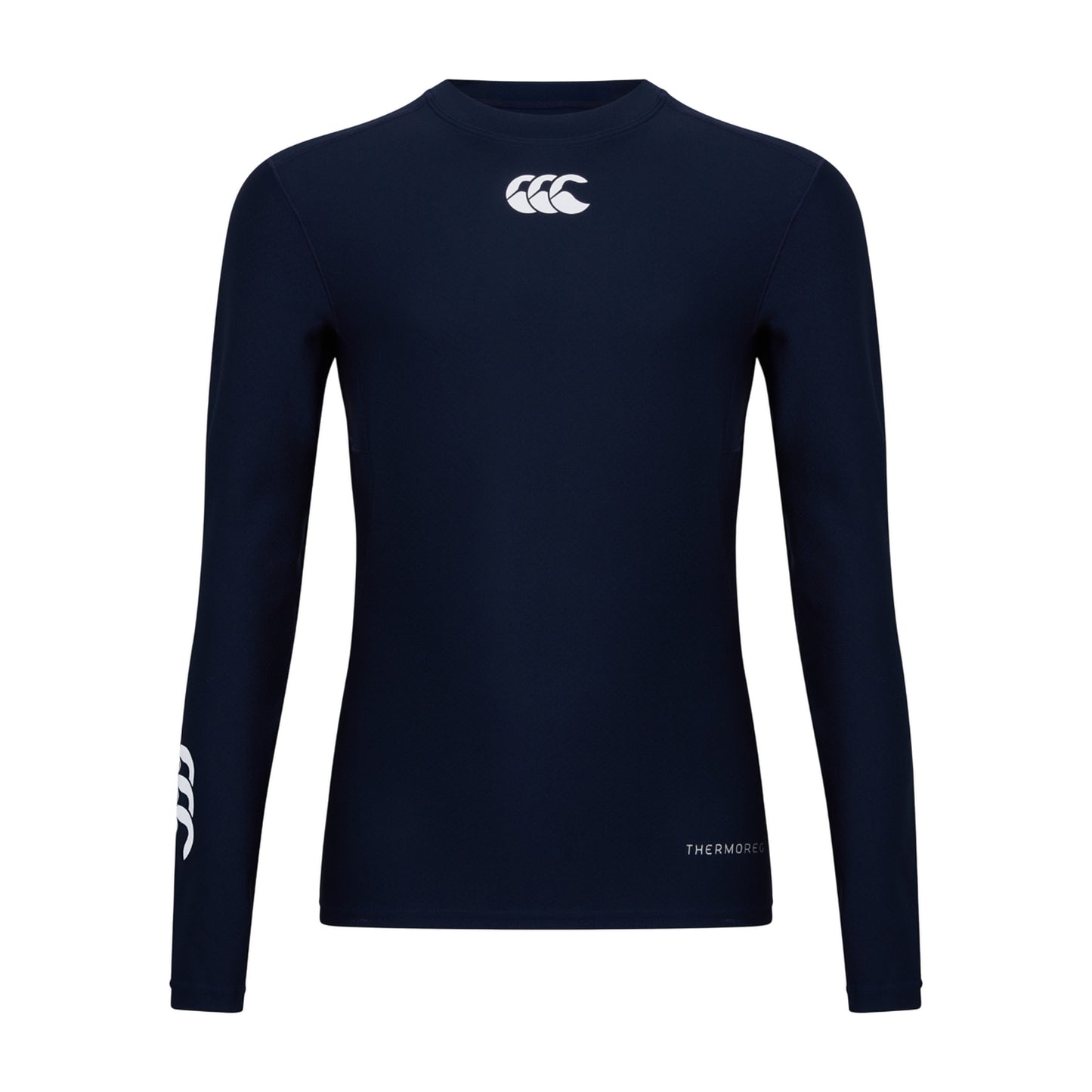 Navy - Front - Canterbury Childrens-Kids Thermoreg Long-Sleeved Base Layer Top
