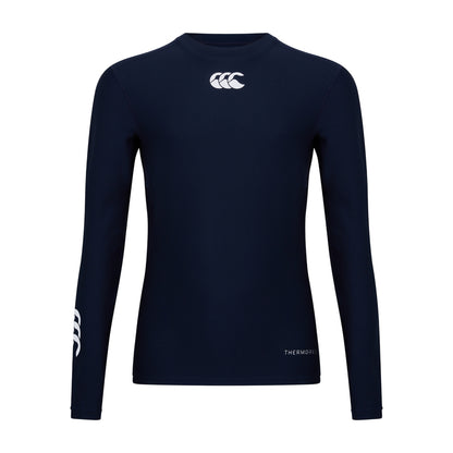 Navy - Front - Canterbury Childrens-Kids Thermoreg Long-Sleeved Base Layer Top
