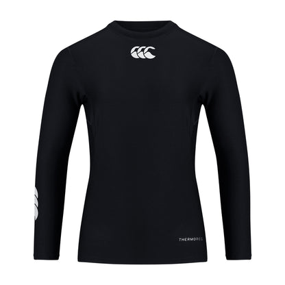 Black - Front - Canterbury Childrens-Kids Thermoreg Long-Sleeved Base Layer Top