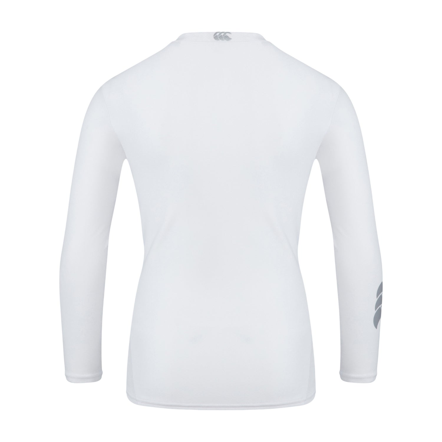 White - Back - Canterbury Childrens-Kids Thermoreg Long-Sleeved Base Layer Top