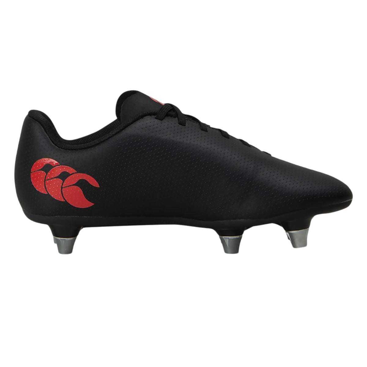 Black-White - Back - Canterbury Childrens-Kids Raze Rugby Boots