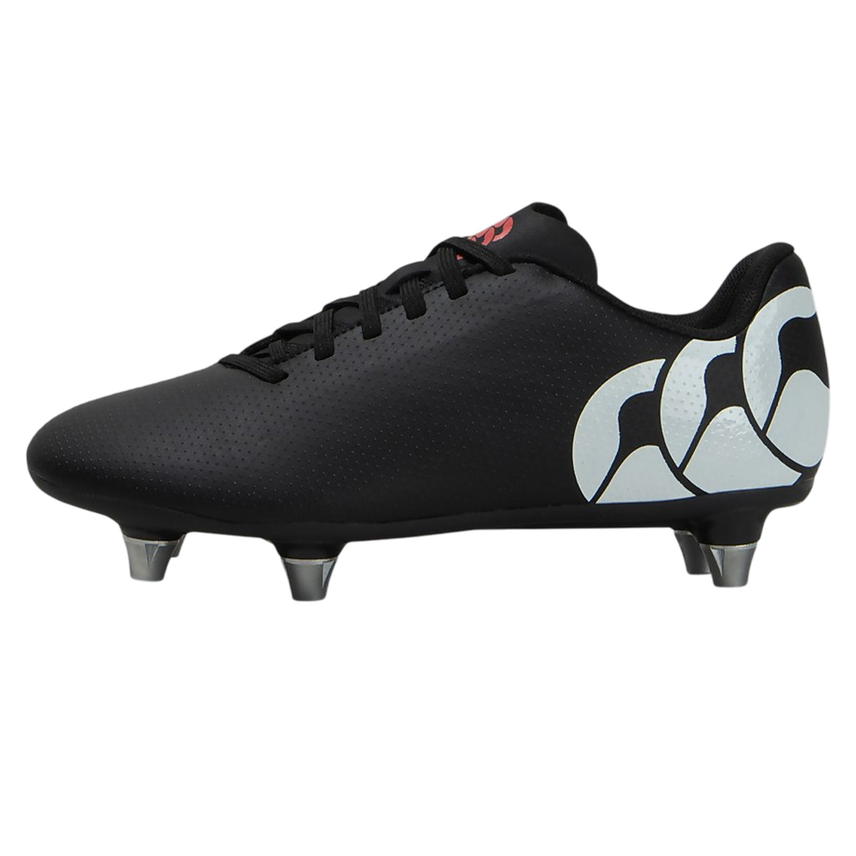 Black-White - Side - Canterbury Childrens-Kids Raze Rugby Boots
