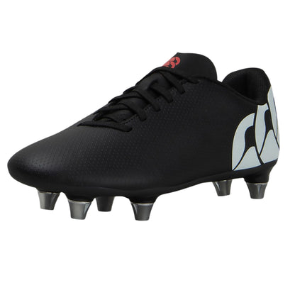 Black-White - Front - Canterbury Childrens-Kids Raze Rugby Boots