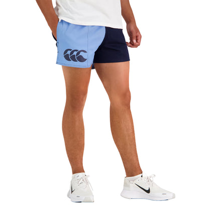 Cronulla-Navy - Side - Canterbury Mens Harlequin Cotton Twill Shorts