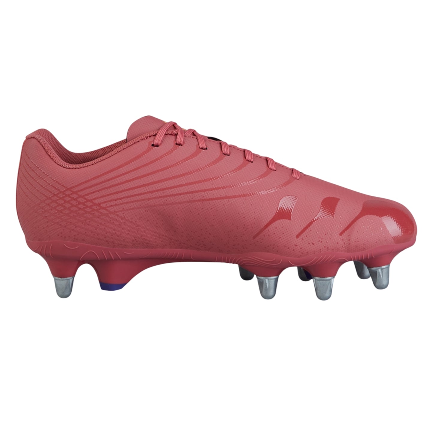 Mars Dust-Orange Crush-Amber Yellow - Back - Canterbury Unisex Adult Stampede Groundbreak Team Soft Ground Rugby Boots