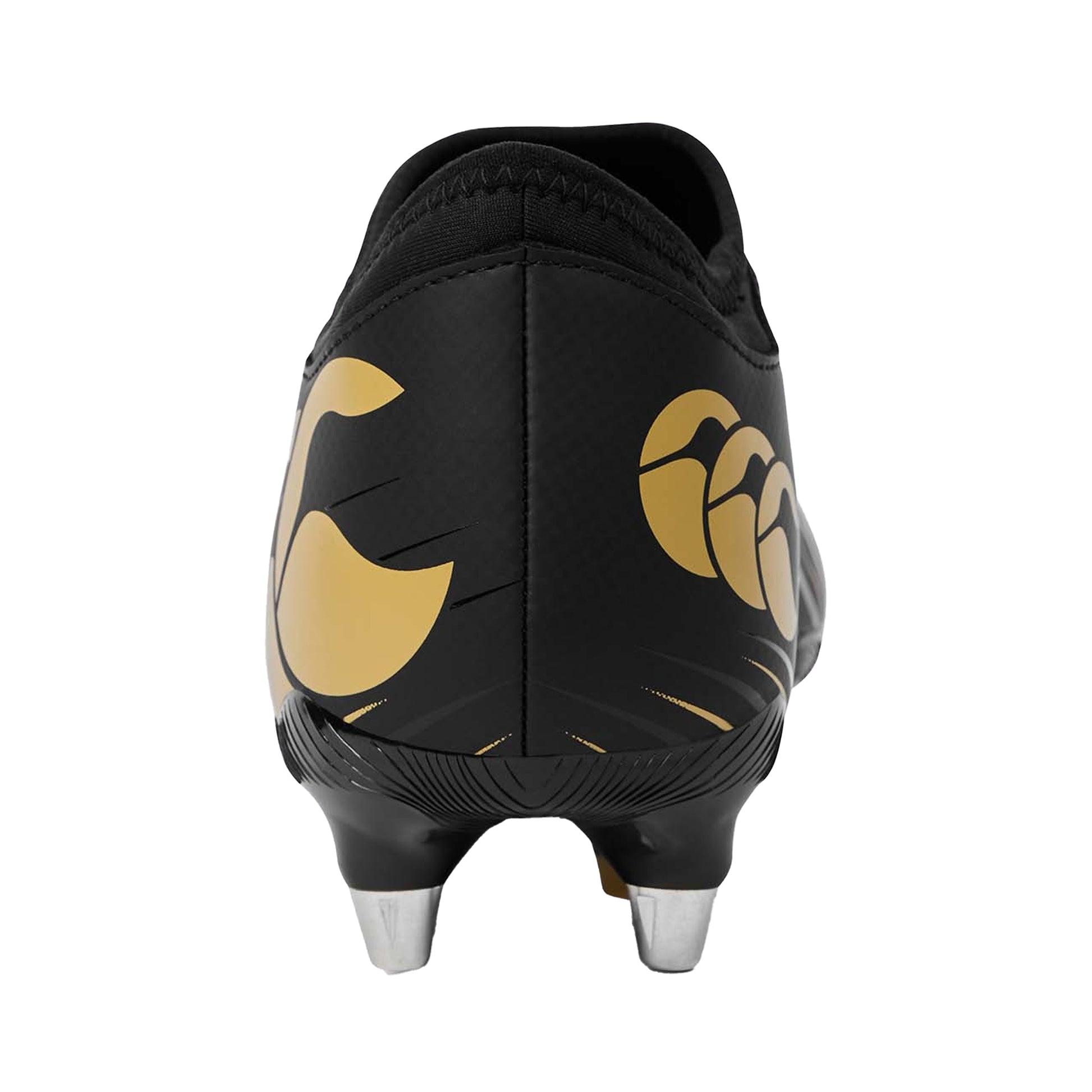 Black - Back - Canterbury Unisex Adult Speed Falcon Team Soft Ground Rugby Boots
