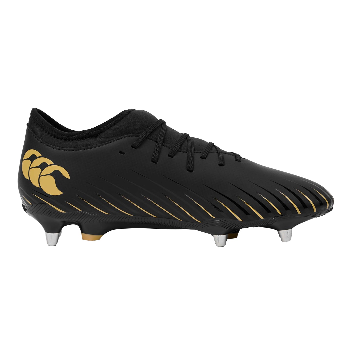 Black - Lifestyle - Canterbury Unisex Adult Speed Falcon Team Soft Ground Rugby Boots