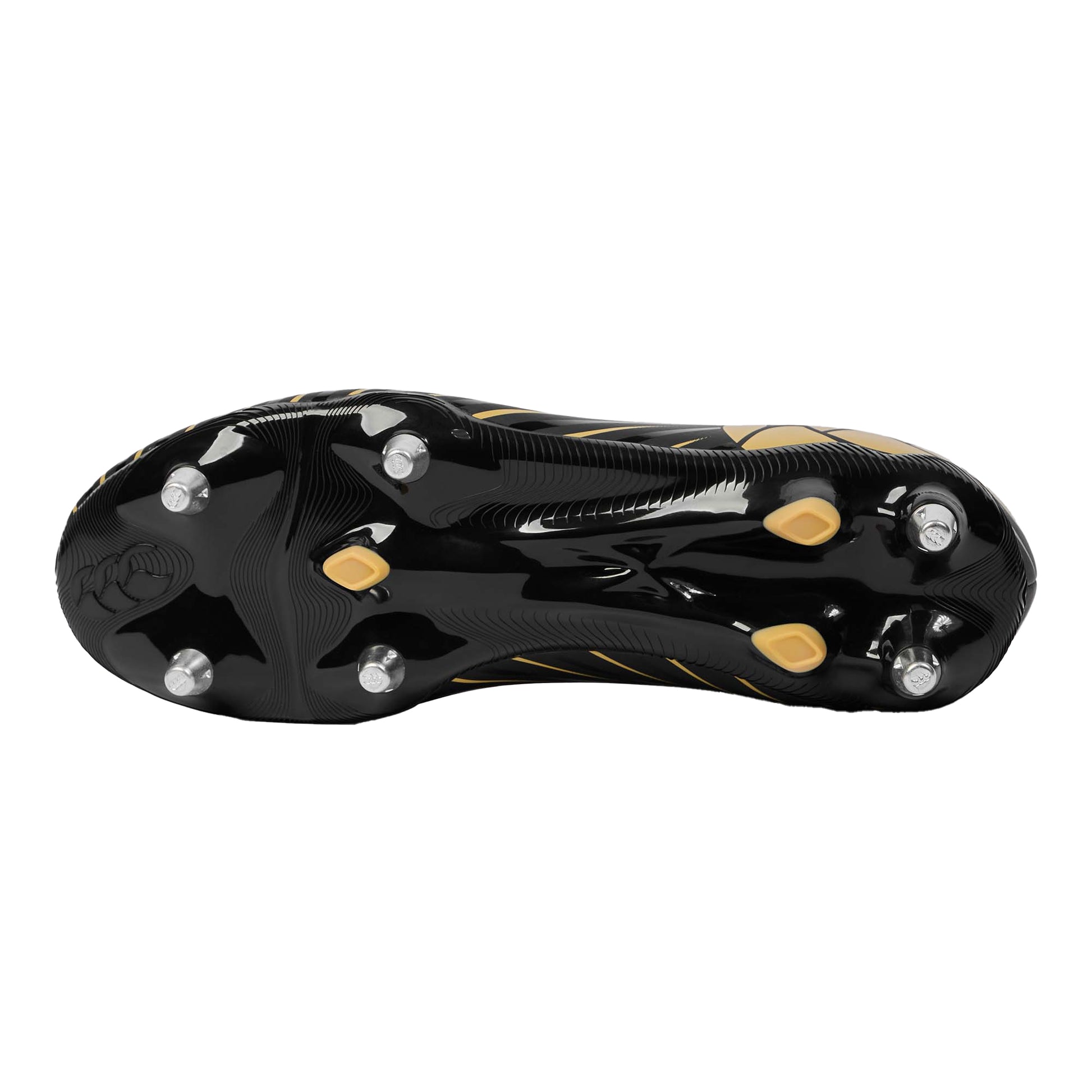 Black - Close up - Canterbury Unisex Adult Speed Falcon Team Soft Ground Rugby Boots