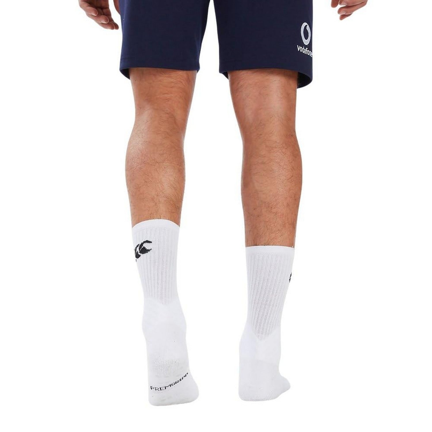 Bright White - Back - Canterbury Childrens-Kids Anti-Slip Gripped Mid Calf Socks