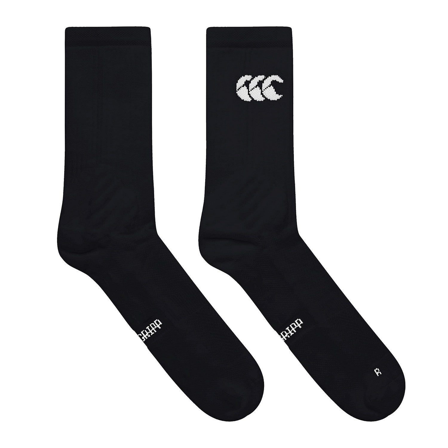 Black - Front - Canterbury Childrens-Kids Anti-Slip Gripped Mid Calf Socks