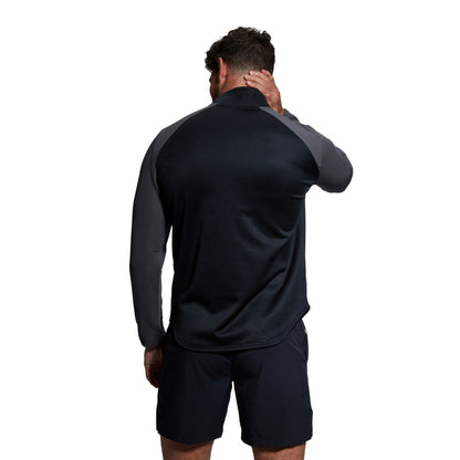 Black - Lifestyle - Canterbury Mens Elite Quarter Zip Top