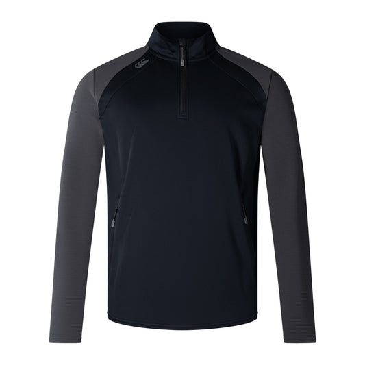 Black - Front - Canterbury Mens Elite Quarter Zip Top