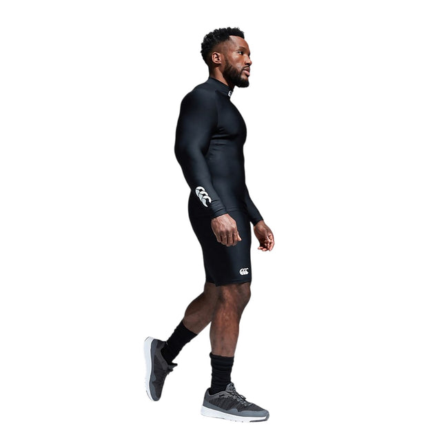 Black - Pack Shot - Canterbury Mens Thermoreg Base Layer Shorts