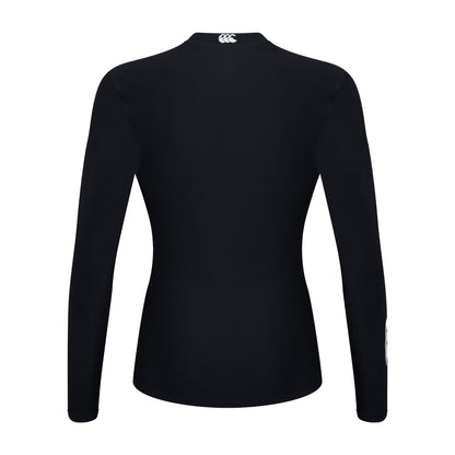 Black - Back - Canterbury Womens-Ladies Thermoreg Long-Sleeved Base Layer Top