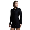 Black - Pack Shot - Canterbury Womens-Ladies Thermoreg Long-Sleeved Base Layer Top
