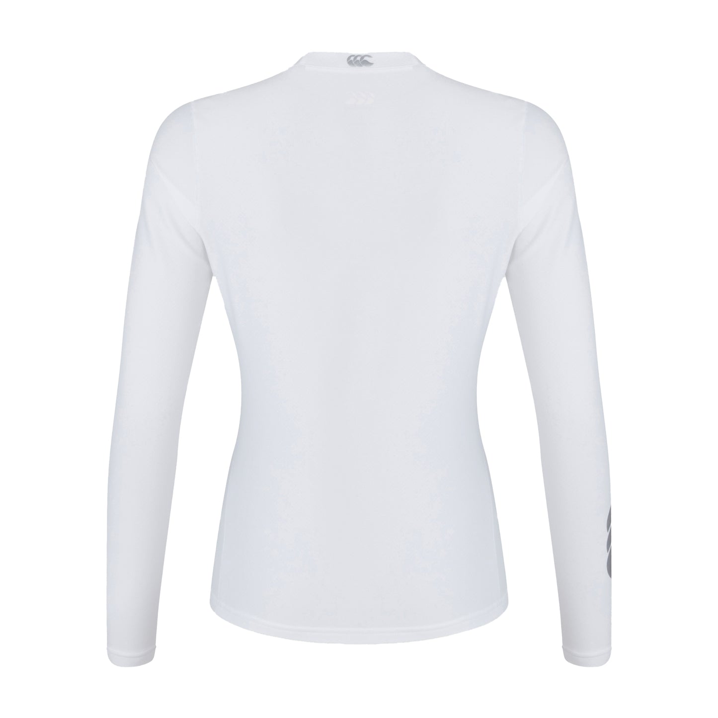 White - Back - Canterbury Womens-Ladies Thermoreg Long-Sleeved Base Layer Top