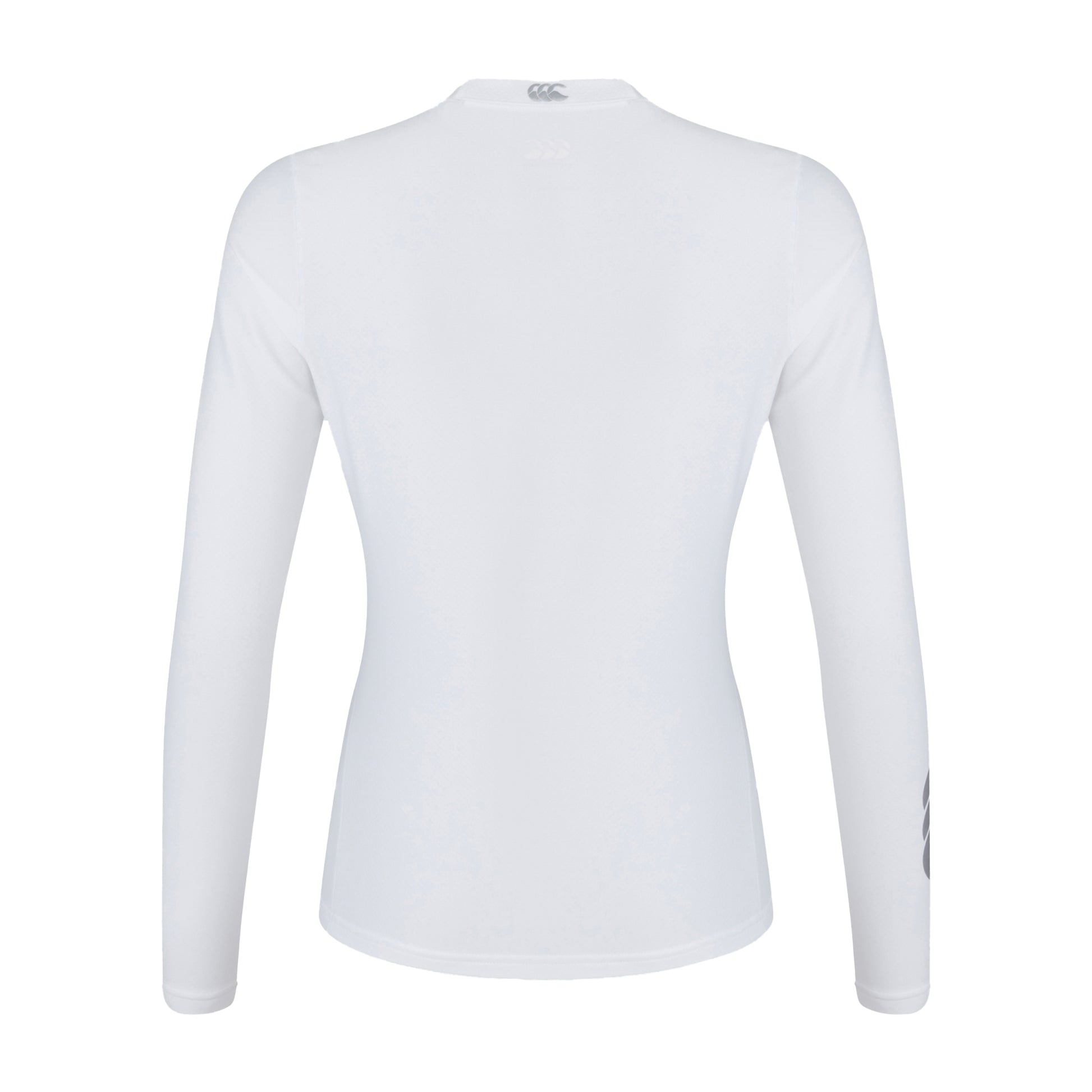 White - Back - Canterbury Womens-Ladies Thermoreg Long-Sleeved Base Layer Top